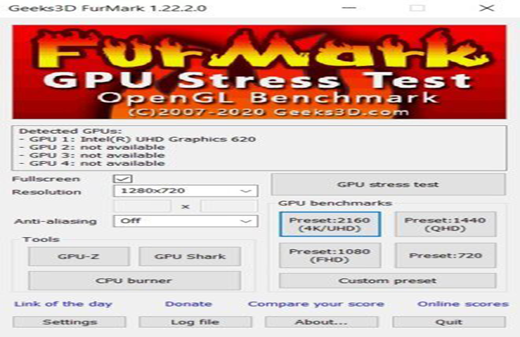 Ekran Kartı Test Programı 